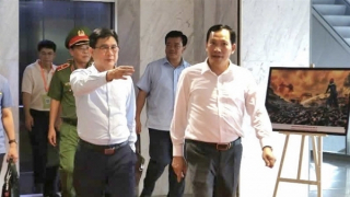 Thứ trưởng Lê Văn Tuyến kiểm tra công tác chuẩn bị sự kiện triển lãm quốc tế về PCCC và CNCH