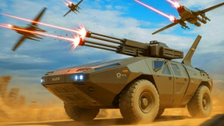 Xe tăng bắn “đạn” laser