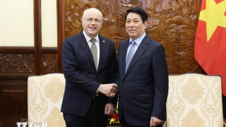 Chủ tịch nước Lương Cường tiếp Đại sứ Phần Lan đến chào từ biệt