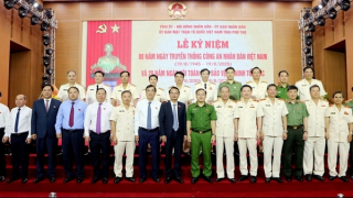 Phú Thọ kỷ niệm trọng thể 80 năm Ngày truyền thống CAND