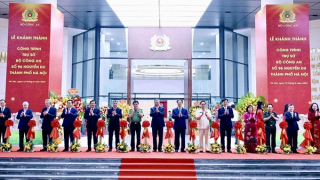 Tổng Bí thư Tô Lâm dự, cắt băng khánh thành Trụ sở Bộ Công an
