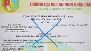 Cảnh giác lừa đảo nhận học bổng tại Cảnh sát liên bang Úc