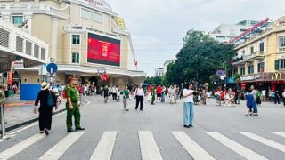 Công an phường Hoàn Kiếm sẵn sàng đảm bảo an ninh, an toàn cho lễ diễu binh, diễu hành
