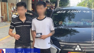 2 thanh niên không chấp hành hiệu lệnh giao thông dương tính với ma túy