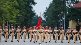 Tổng hợp luyện diễu binh, diễu hành tại Quảng trường Ba Đình