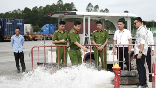 Kiểm tra công tác an toàn PCCC tại Công viên logistics Viettel Lạng Sơn