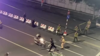 Danh tính 2 đối tượng lao xe vào đại uý CSCĐ đang làm nhiệm vụ bảo vệ buổi hợp luyện A80