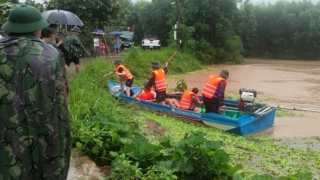 Lực lượng Công an chủ động ứng phó với bão số 5