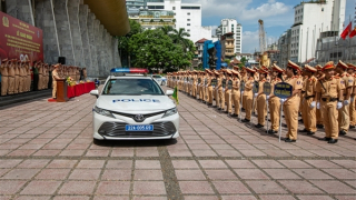 CSGT ba miền tăng cường hỗ trợ Hà Nội phục vụ nhiệm vụ A80