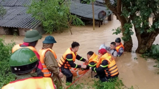 Lực lượng CAND tập trung ứng phó khẩn cấp bão số 5