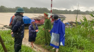 Công an tỉnh Thanh Hóa đã huy động 100% lực lượng ứng phó mưa lũ