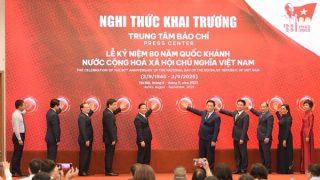Khai trương Trung tâm Báo chí A80 - nơi tác nghiệp của gần 1.550 phóng viên báo chí