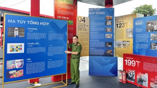 Tuyên truyền về công tác phòng, chống ma túy tại Triển lãm thành tựu đất nước 80 năm