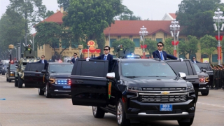 Xuất quân bảo đảm ANTT Lễ kỷ niệm, diễu binh, diễu hành A80