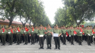 Động viên Khối Cựu CAND Việt Nam tham gia diễu binh phục vụ nhiệm vụ A80