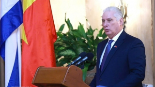 Bí thư Thứ nhất, Chủ tịch Cuba và phu nhân dự kỷ niệm Quốc khánh 2/9 tại Việt Nam