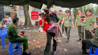 Y tế CAND cấp cứu cho hơn 300 trường hợp gặp sự cố sức khỏe trong ngày Đại lễ