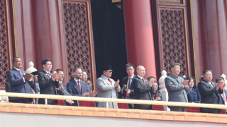 Chủ tịch nước gặp lãnh đạo các nước tại Lễ kỷ niệm chiến thắng phátxít