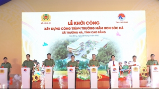 Khởi công xây dựng Trường Mầm non Sóc Hà nơi quê hương cách mạng Cao Bằng