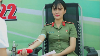 Nữ cán bộ Công an hiến máu tình nguyện, gieo những hạt giống của lòng nhân ái