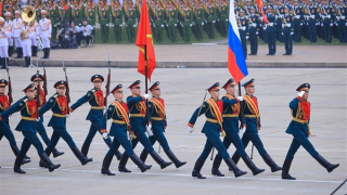 Người Preobrazhensky trên Quảng trường Ba Đình