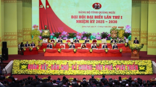 Khai mạc Đại hội đại biểu Đảng bộ tỉnh Quảng Ngãi lần thứ I