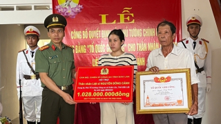 Trao Bằng Tổ quốc ghi công  đối với Liệt sĩ Nguyễn Đông Cánh