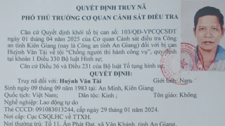Truy nã đối tượng chống người thi hành công vụ trên biển