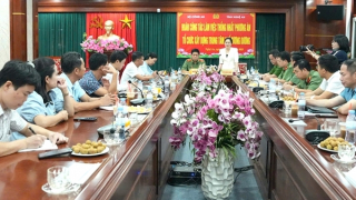 Đoàn công tác Bộ Công an làm việc với tỉnh Nghệ An về xây dựng Trung tâm Y tế Tương Dương