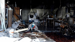 Hiện trường vụ cháy khiến 4 người trong một gia đình tử vong