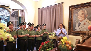 Cục Đào tạo, Bộ Công an dâng hương tưởng niệm Đại tướng Võ Nguyên Giáp