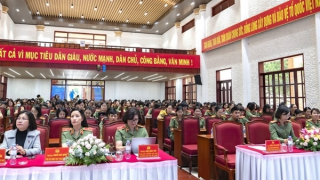 Phụ nữ CAND chuẩn bị chu đáo cho công tác đại hội