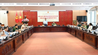 Thẩm tra sơ bộ 10 luật liên quan đến an ninh, trật tự nhằm đáp ứng yêu cầu cấp bách của thực tiễn