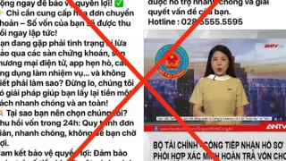 Cảnh báo giả mạo facebook Bộ Tài chính để lừa đảo