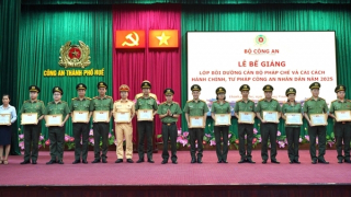 Nâng cao bản lĩnh, nghiệp vụ đội ngũ cán bộ pháp chế CAND