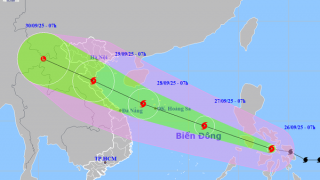 Bão Bualoi di chuyển nhanh với cường độ mạnh, Bắc Bộ, Thanh Hóa – Quảng Trị sẽ có mưa rất lớn