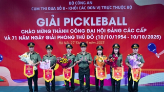 Khai mạc Giải Pickleball Cụm Thi đua số 8 - Khối các đơn vị trực thuộc Bộ Công an