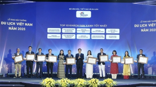 Giải thưởng Du lịch Việt Nam 2025 vinh danh 113 doanh nghiệp, đơn vị tiêu biểu