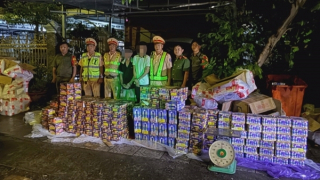 Công an Đồng Nai bắt giữ gần 600kg pháo hoa nổ