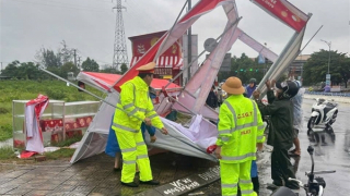 Công an Đà Nẵng sẵn sàng cơ động, quyết liệt phòng chống bão Bualoi