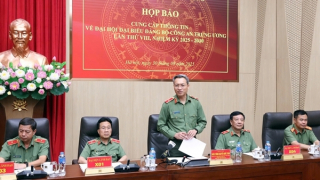 Đại hội đại biểu Đảng bộ Công an Trung ương lần thứ VIII diễn ra từ 3-5/10