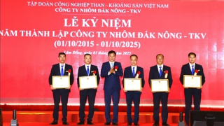Công ty Nhôm Đắk Nông – TKV kỷ niệm 10 năm thành lập