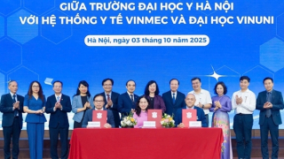 Trường Đại học Y Hà Nội, Vinmec, VinUni hợp tác xây dựng hệ sinh thái học thuật y tế chuẩn thế giới