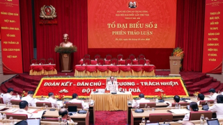 Tâm huyết, trách nhiệm Phiên thảo luận tổ tại Đại hội đại biểu Đảng bộ Công an Trung ương lần thứ VIII