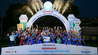 Công đoàn CAND vô địch Vòng loại Giải bóng đá công nhân, viên chức Việt Nam