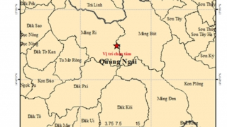 Động đất mạnh 4,9 tại Quảng Ngãi gây rung chấn tại nhiều địa phương