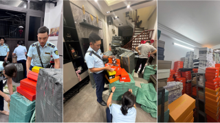 Phát hiện gần 6.000 sản phẩm giày dép giả mạo nhãn hiệu nổi tiếng