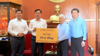 TKV ủng hộ 10 tỷ đồng khắc phục hậu quả bão số 10