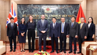 Đưa hợp tác an ninh Việt Nam – Vương quốc Anh lên tầm cao mới