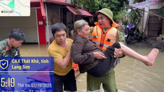 Công an Lạng Sơn huy động lực lượng giúp dân vùng bị vỡ đập, thiên tai